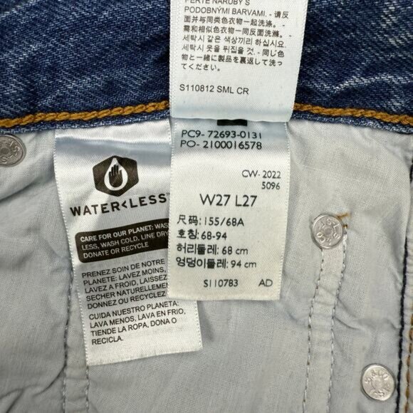 Levi's Ribcage Straight Ankle Jean In After Love Women's Size 27 - Picture 6 of 8